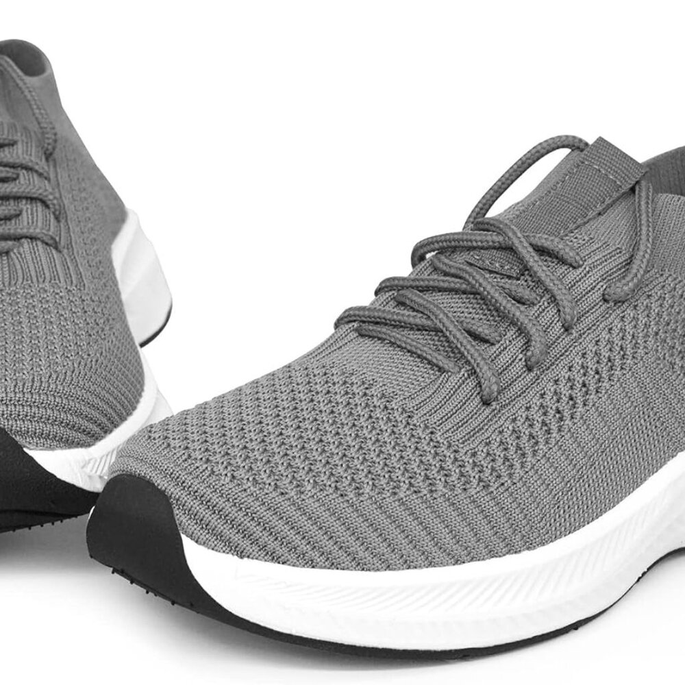 Kids Tennis Shoes Lace-up Breathable Sneakers Boys Girls Running
